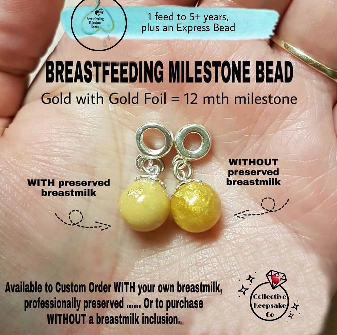 Breastfeeding Milestone Charm Beads :: Collective Keepsake Co